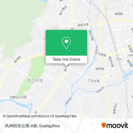 风神阳光公寓-A栋 map