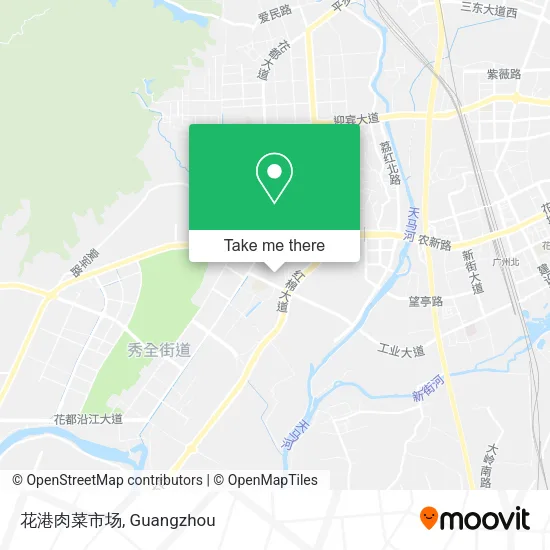 花港肉菜市场 map