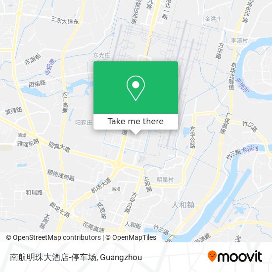 南航明珠大酒店-停车场 map