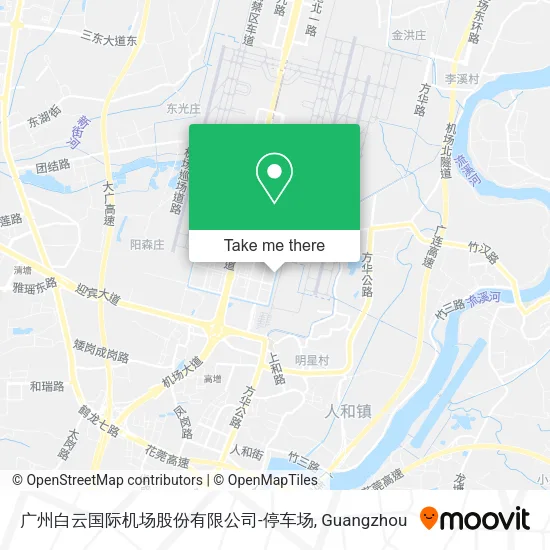 广州白云国际机场股份有限公司-停车场 map