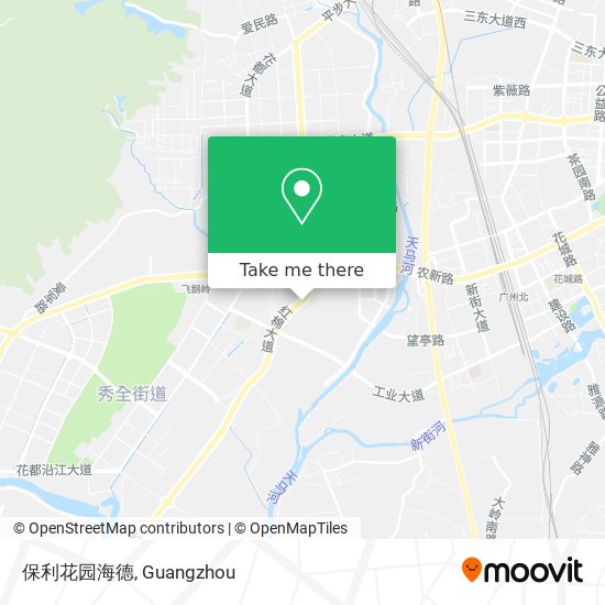 保利花园海德 map