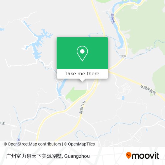 广州富力泉天下美源别墅 map