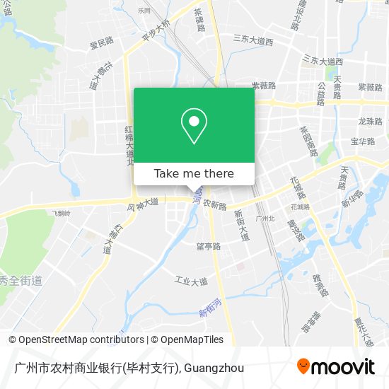 广州市农村商业银行(毕村支行) map