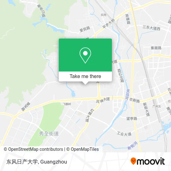 东风日产大学 map