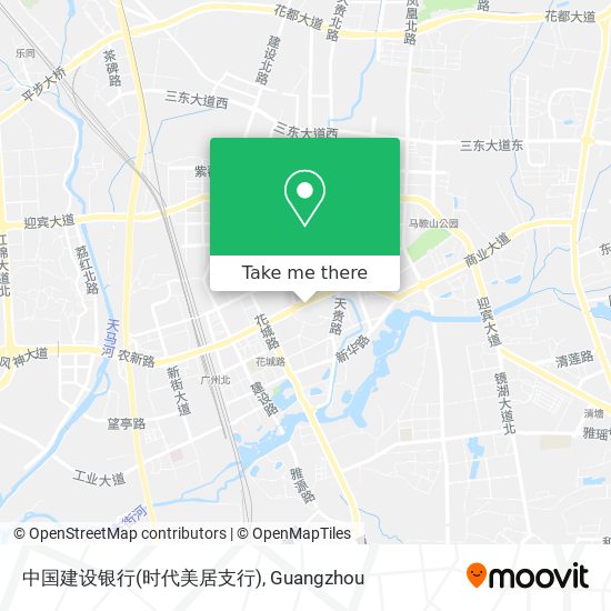 中国建设银行(时代美居支行) map