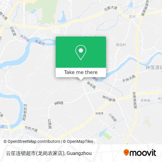 云笙连锁超市(龙岗农家店) map