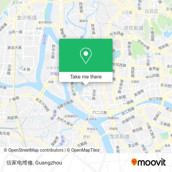 信家电维修 map