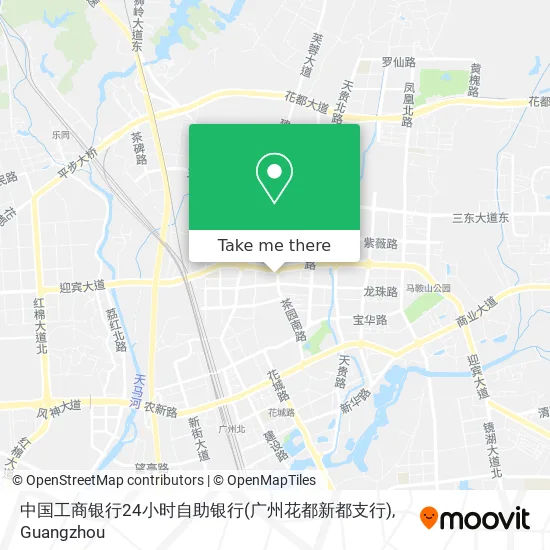 中国工商银行24小时自助银行(广州花都新都支行) map
