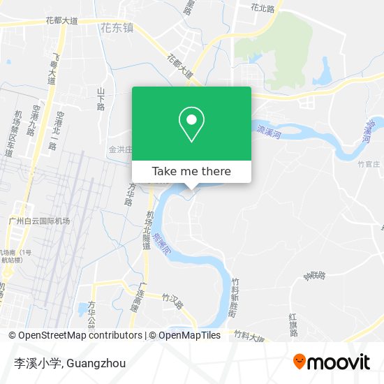 李溪小学 map