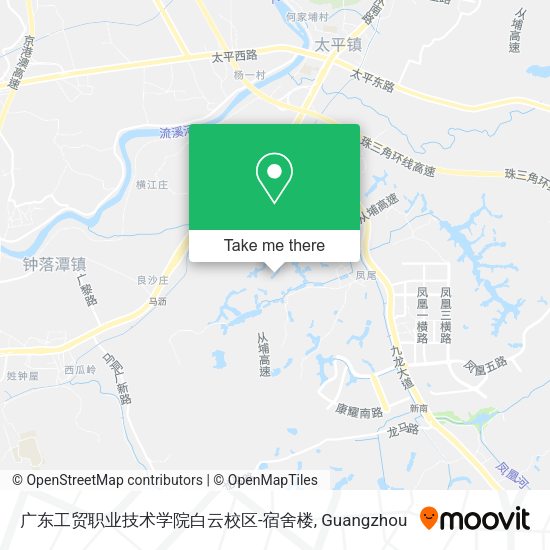 广东工贸职业技术学院白云校区-宿舍楼 map