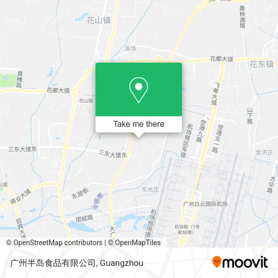 广州半岛食品有限公司 map