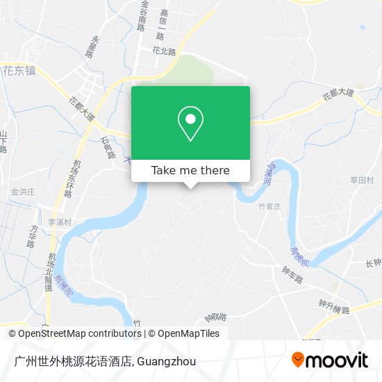 广州世外桃源花语酒店 map