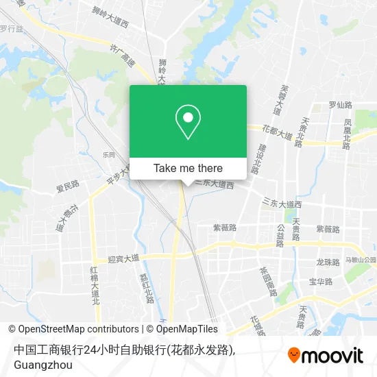 中国工商银行24小时自助银行(花都永发路) map