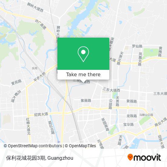 保利花城花园3期 map