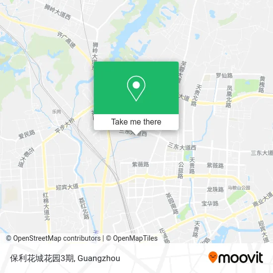 保利花城花园3期 map