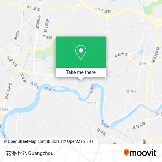 花侨小学 map