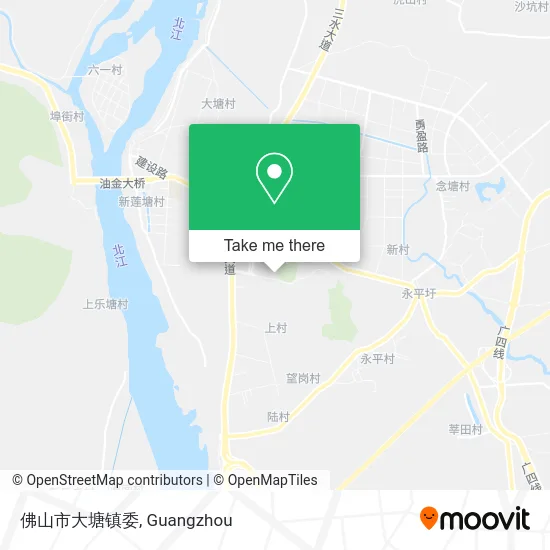 佛山市大塘镇委 map