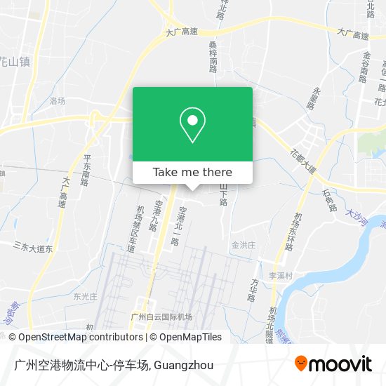 广州空港物流中心-停车场 map