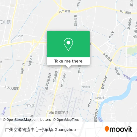 广州空港物流中心-停车场 map