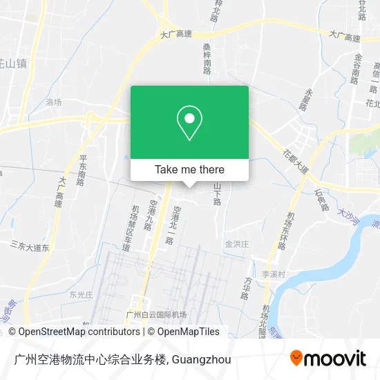 广州空港物流中心综合业务楼 map