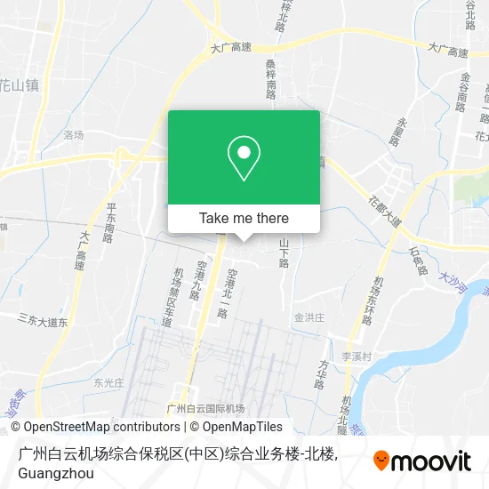 广州白云机场综合保税区(中区)综合业务楼-北楼 map