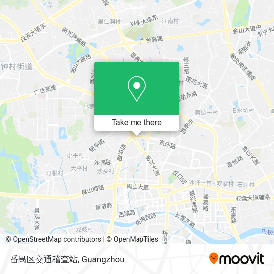 番禺区交通稽查站 map