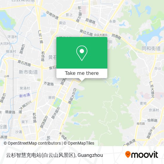 云杉智慧充电站(白云山风景区) map