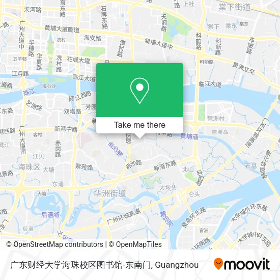 广东财经大学海珠校区图书馆-东南门 map
