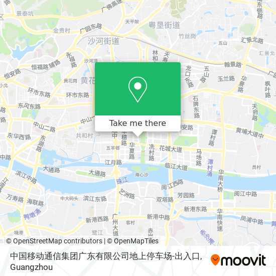 中国移动通信集团广东有限公司地上停车场-出入口 map