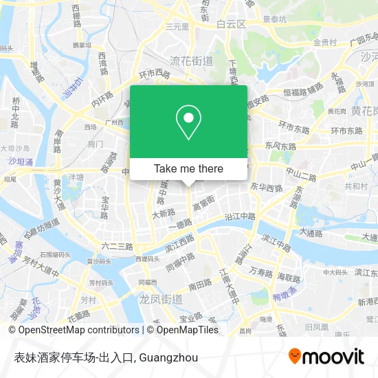 表妹酒家停车场-出入口 map