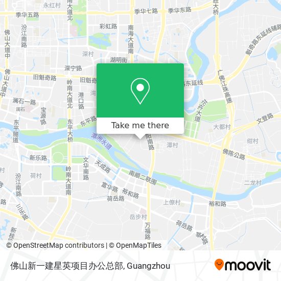 佛山新一建星英项目办公总部 map