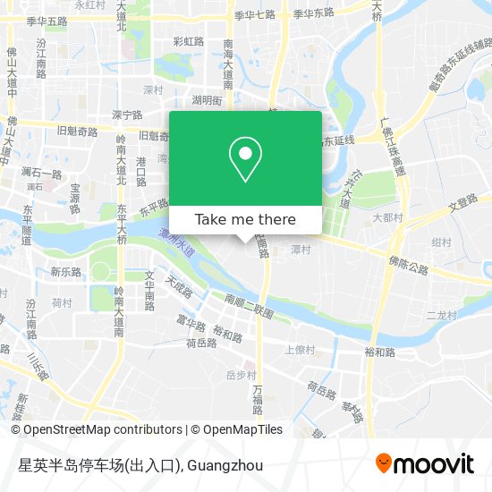星英半岛停车场(出入口) map