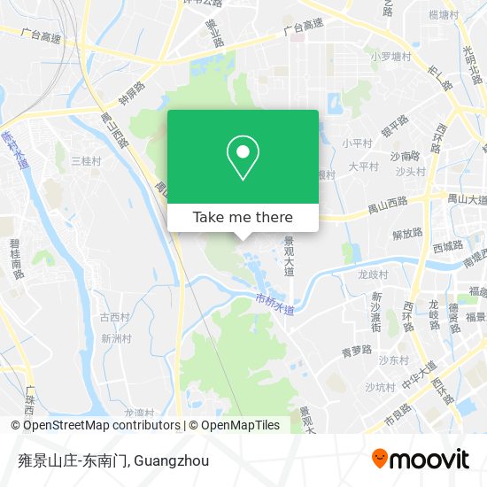 雍景山庄-东南门 map