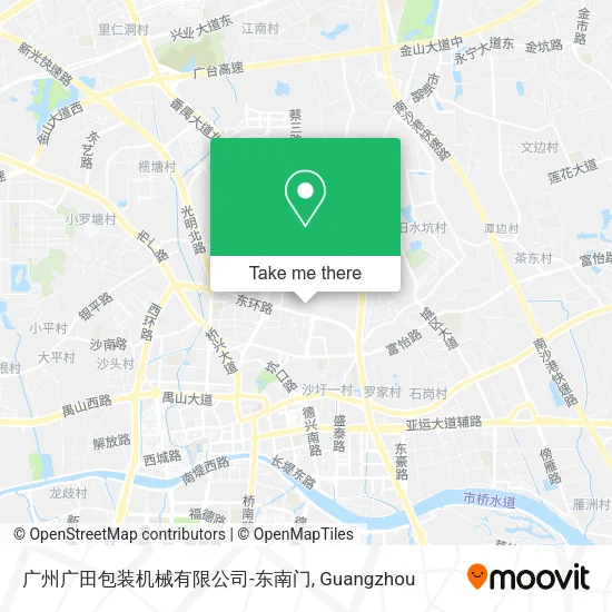 广州广田包装机械有限公司-东南门 map