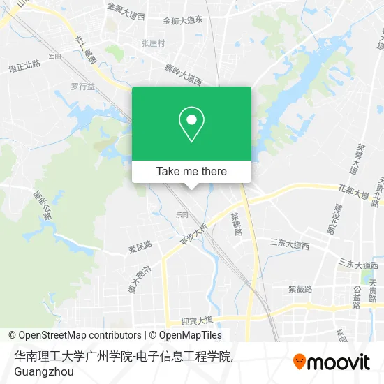 华南理工大学广州学院-电子信息工程学院 map