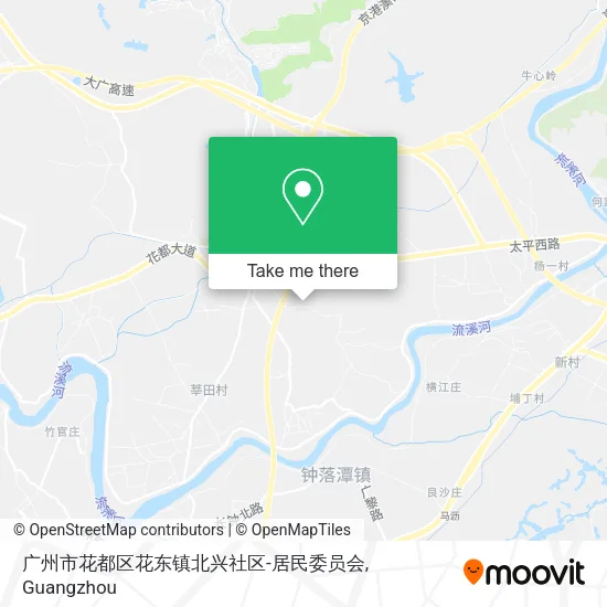 广州市花都区花东镇北兴社区-居民委员会 map