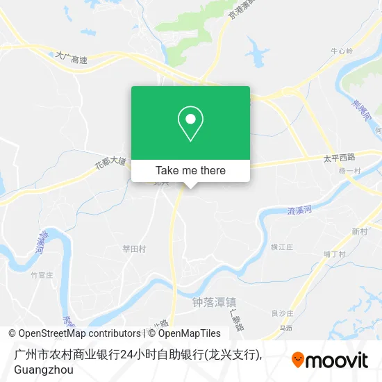 广州市农村商业银行24小时自助银行(龙兴支行) map