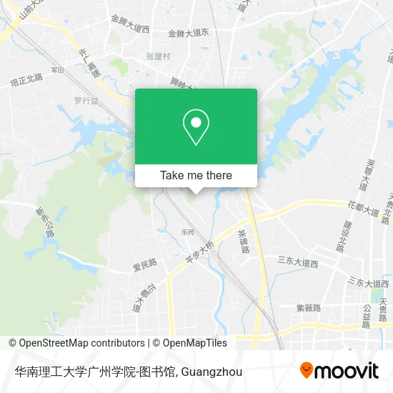 华南理工大学广州学院-图书馆 map