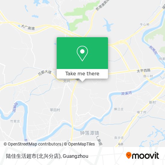 陆佳生活超市(北兴分店) map