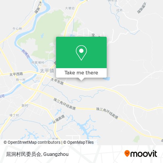 屈洞村民委员会 map