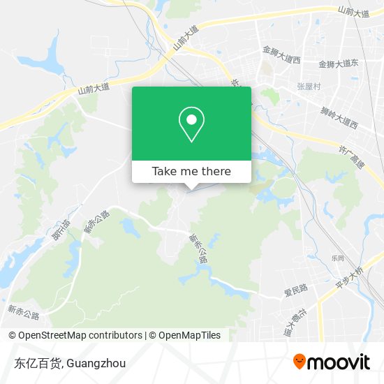 东亿百货 map