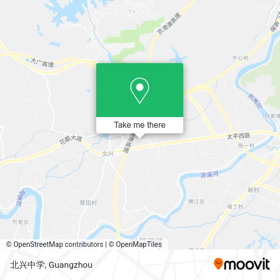 北兴中学 map