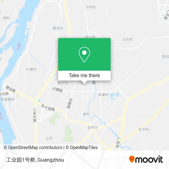 工业园1号桥 map