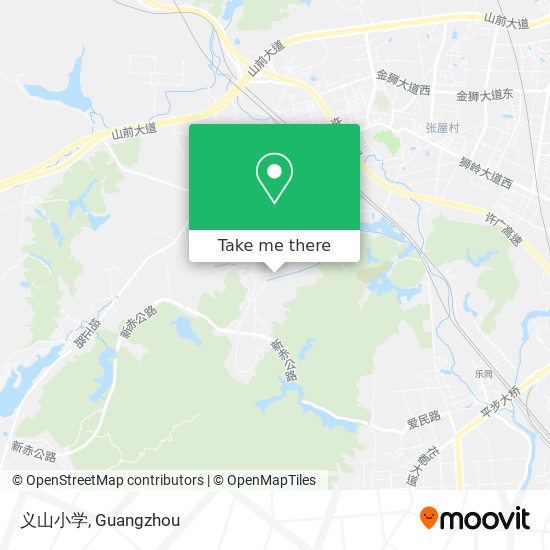 义山小学 map