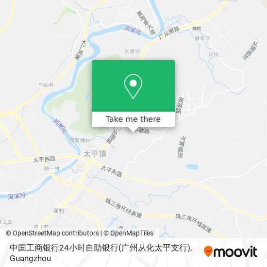 中国工商银行24小时自助银行(广州从化太平支行) map