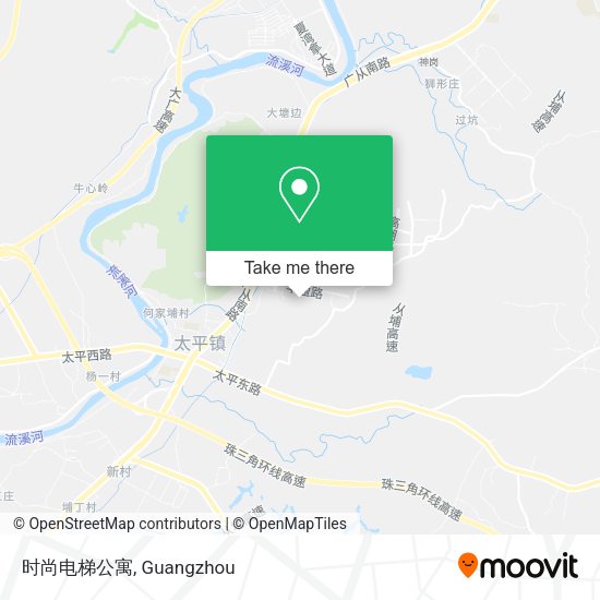 时尚电梯公寓 map