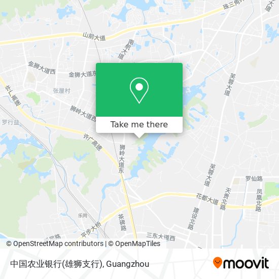 中国农业银行(雄狮支行) map