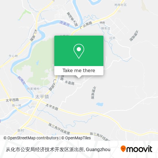 从化市公安局经济技术开发区派出所 map