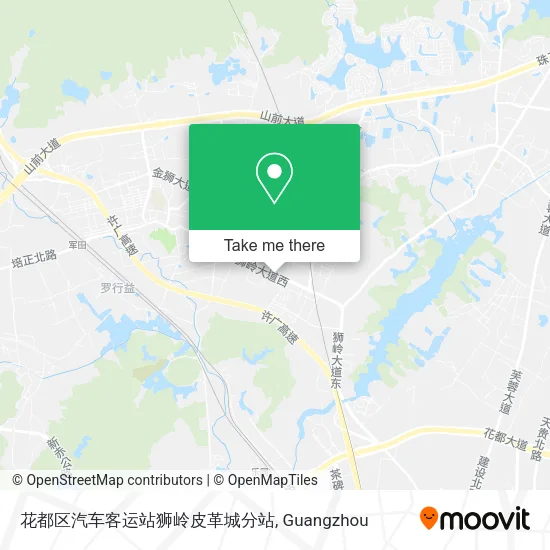 花都区汽车客运站狮岭皮革城分站 map