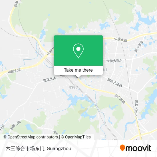 六三综合市场东门 map